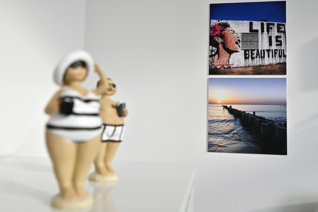 Ferienwohnung La Mola Glowe Esterno foto